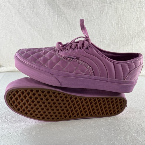 Vans Authentic x Opening Ceremony Quilted Orchid Pink Skate Shoe Men 7.5 Women 9 - Picture 12 of 16